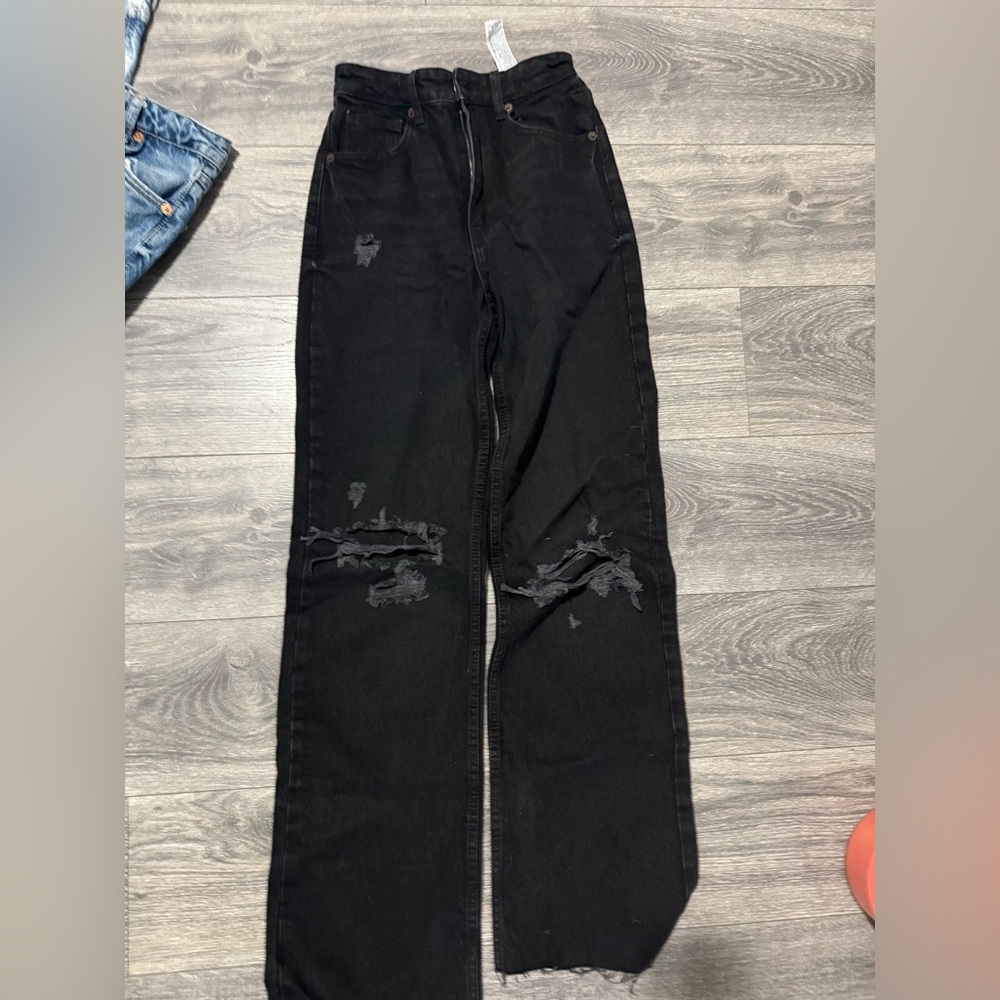 Zara Black Denim Pants